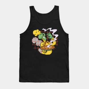 Pizza Alien Tank Top